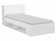 Flair Furnishings Lewis 3ft Single White Storage Bed Frame Thumbnail