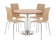 LPD Soho Oak Finish Dining Set Thumbnail