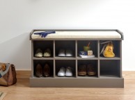 GFW Kempton Shoe Bench In Grey Thumbnail