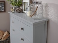 GFW Deluxe Two Tier Shoe Cabinet in Grey Thumbnail