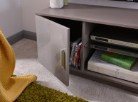 GFW Lima High Gloss TV Unit Grey Thumbnail