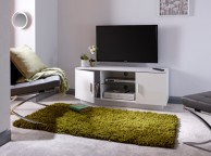 GFW Lima High Gloss TV Unit White Thumbnail