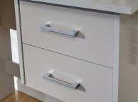 GFW Panama 2 Drawer Desk in Grey Thumbnail