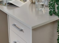 GFW Panama 2 Drawer Desk in Grey Thumbnail