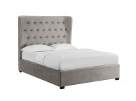 LPD Belgravia 5ft Kingsize Grey Fabric Ottoman Bed Frame Thumbnail