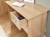 GFW Panama 2 Drawer Desk in Oak Finish Thumbnail