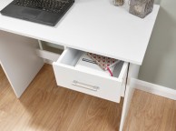 GFW Panama 2 Drawer Desk in White Thumbnail