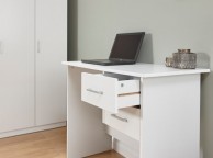 GFW Panama 2 Drawer Desk in White Thumbnail