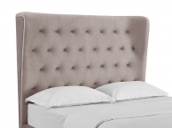 LPD Belgravia 5ft Kingsize Cappuccino Fabric Ottoman Bed Frame Thumbnail