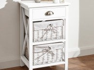 GFW Padstow 1 Plus 2 Drawer Chest in White Thumbnail