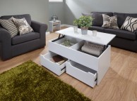 GFW Ultimate Storage Coffee Table in White Thumbnail