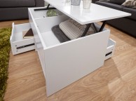 GFW Ultimate Storage Coffee Table in White Thumbnail
