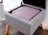 GFW Alexandra Storage Ottoman Small in Grey Thumbnail