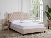 LPD Sorrento 5ft Kingsize Pink Fabric Bed Frame Thumbnail