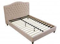 LPD Sorrento 4ft6 Double Pink Fabric Bed Frame Thumbnail