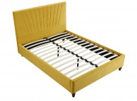 LPD Lexie 5ft Kingsize Mustard Fabric Bed Frame Thumbnail