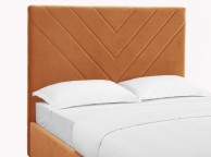 LPD Islington 5ft Kingsize Orange Fabric Bed Frame Thumbnail