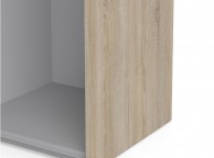 FTG Verona Oak And White Sliding Door Wardrobe (180cm 2 x Shelf) Thumbnail