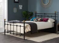 Birlea Atlas 4ft6 Double Black Metal Bed Frame Thumbnail