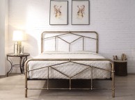 Flintshire Axton 4ft6 Double Metal Bed Frame In Antique Bronze Thumbnail