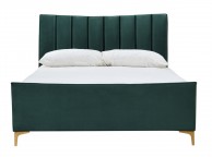 Birlea Clover 5ft Kingsize Green Velvet Fabric Bed Frame Thumbnail