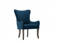 Birlea Ellis Armchair In Midnight Blue Fabric Thumbnail