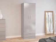 Birlea Lynx Grey 2 Door Combi Robe Thumbnail