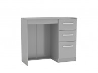 Birlea Lynx Grey 3 Drawer Single Pedestal Dressing Table Thumbnail