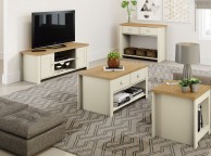 Birlea Winchester 2 Drawer Coffee Table In Cream And Oak Thumbnail