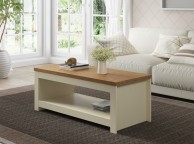 Birlea Winchester Coffee Table In Cream And Oak Thumbnail