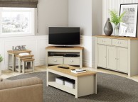 Birlea Winchester Coffee Table In Cream And Oak Thumbnail