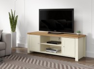 Birlea Winchester Large TV Unit In Cream And Oak Thumbnail