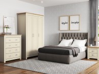 Birlea Winchester 3 Door Wardrobe In Cream And Oak Thumbnail