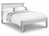 Julian Bowen Barcelona Low Foot End 4ft6 Double Wooden Bed In Dove Grey Thumbnail