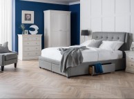 Julian Bowen Fullerton 5ft Kingsize Grey Fabric Storage Bed Frame Thumbnail
