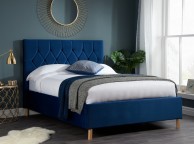 Birlea Loxley 5ft Kingsize Blue Fabric Ottoman Bed Frame Thumbnail