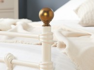 Birlea Atlas 4ft Small Double Cream Metal Bed Frame Thumbnail