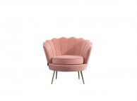 Birlea Ariel Armchair In Soft Coral Fabric Thumbnail