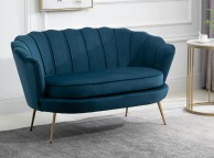 Birlea Ariel 2 Seater Sofa In Soft Blue Fabric Thumbnail