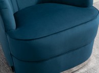 Birlea Cleo Accent Chair In Midnight Blue Fabric Thumbnail