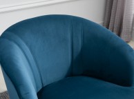 Birlea Cleo Accent Chair In Midnight Blue Fabric Thumbnail
