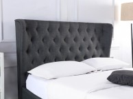 Emporia Avebury 6ft Super Kingsize Grey Fabric Ottoman TV Bed Thumbnail