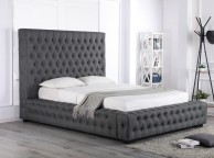 Emporia Stamford 6ft Super Kingsize Grey Fabric Ottoman Bed Thumbnail