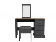 LPD Devon Charcoal Finish Dressing Table Set Thumbnail