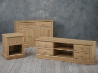 LPD Devon Oak Finish Sideboard Thumbnail