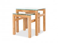 LPD Tribeca Nest Of 2 Tables In White Oak Thumbnail