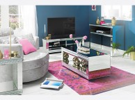 LPD Biarritz Mirrored Coffee Table Thumbnail