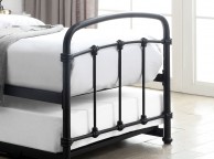 Flintshire Mostyn 3ft Single Metal Guest Bed Frame In Black Thumbnail
