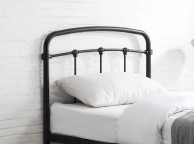 Flintshire Mostyn 3ft Single Metal Guest Bed Frame In Black Thumbnail