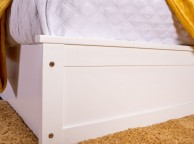 Flair Furnishings Hassock 5ft Kingsize White Wooden Ottoman Bed Frame Thumbnail